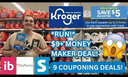 *RUN ASAP!* ~ $9+ MONEYMAKER DEAL AT KROGER ~ 9 KROGER COUPONING DEALS ~ 5X EVENT / MORE ~ 3/19-3/25