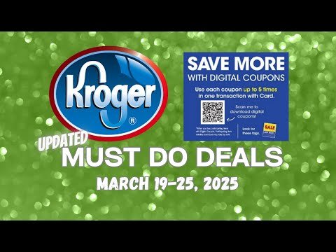 *FREE CONE DAY!* Kroger UPDATED Must Do Deals for 3/19-3/25 | G*tch Deal?, FREEBIE,  MORE!!!
