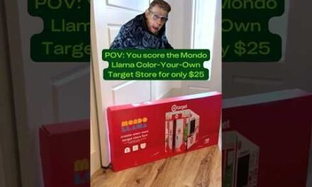 🔥 NEW AT TARGET: Mondo Llama Color-Your-Own Target Store Fort