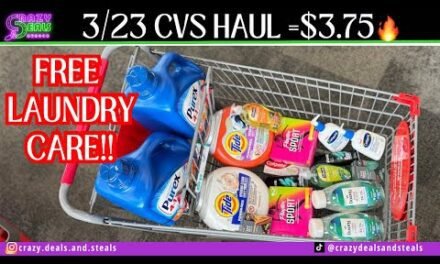🔥OMG🔥3/23 CVS HAUL = $3.75👏 STACKING  $10/$60& $10/$25 BEAUTY CRT- FREE LAUNDRY CARE #cvsdeals