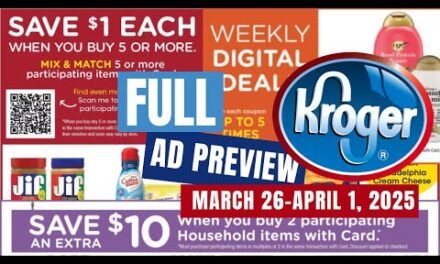 *FULL AD* Kroger Ad Preview for 3/26-4/1 | MEGA, Buy 2 Save $10 Sale, NEW Weekly Digitals, & MORE