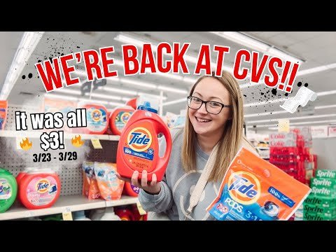 🔥 $3 CVS HAUL (3/23-3/29) easy $15 beginner challenge