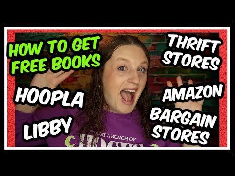 How to get FREE Books || Libby App || Book Journaling || Thrift and Bargain Stores || Hoopla App