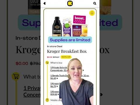 Free Breakfast Boxes at Kroger on March 4