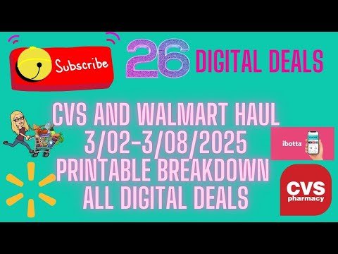 📱🔥 CVS & Walmart Deals 3/2-3/8! EASY Couponing with Just Your Phone! 💰💸