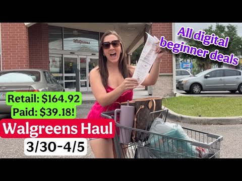 Walgreens Haul 3/30-4/5 |Save 76% with all digital coupons! | Stacking P&G Promotions!
