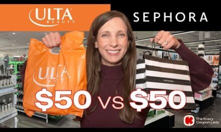 ULTA vs SEPHORA: $50 SHOPPING CHALLENGE! Savings Showdown!