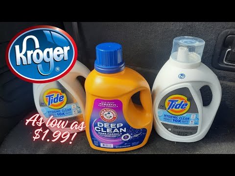 *WOW* Kroger Clearance Laundry Detergent Deals for As Low As $1.99 | 5x Digitals & Ibotta Rebate
