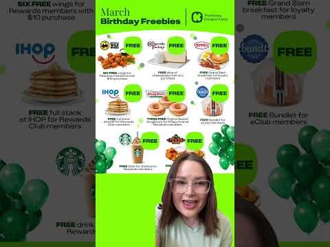 March Birthday Freebies