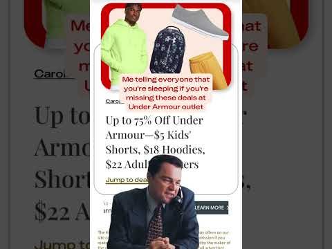 KRAZY Under Armour Deals!