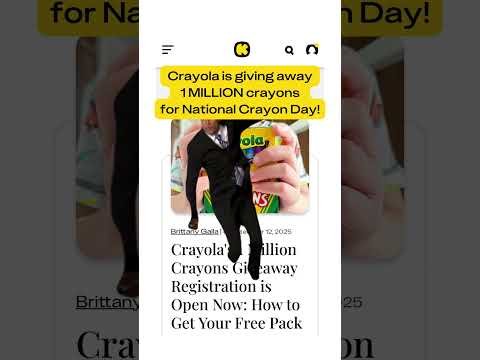 Crayola is Giving Away 1 MILLION Crayons