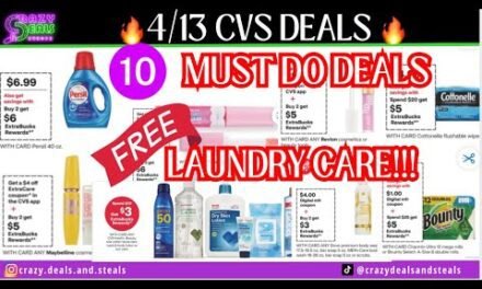 🔥4/13 CVS 10 MUST DO DEALS🎉MONEYMAKERS & FREE LAUNDRY CARE!! Another HOT Week!! #couponing