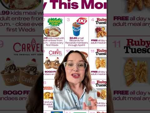 Kids Can Eat FREE (or Almost Free) at These Places in April! ๐ #krazycouponlady #couponcommunity
