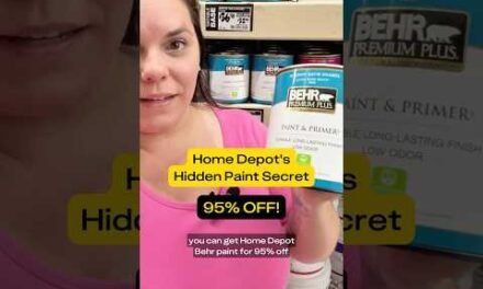 Home Depot’s Hidden Discount: “Oops” Paint 🎨
