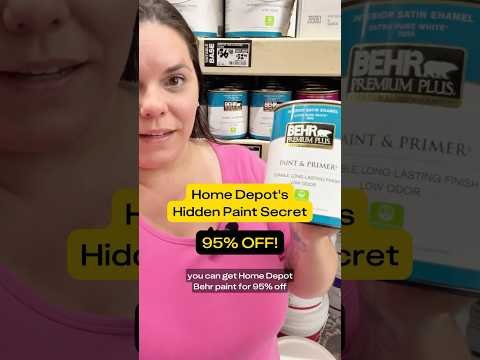 Home Depot’s Hidden Discount: “Oops” Paint 🎨
