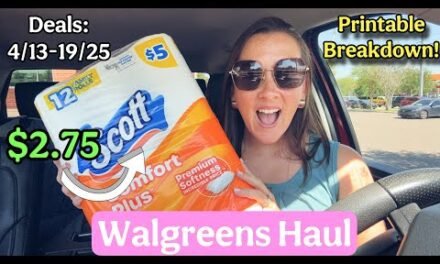 Walgreens Haul- All digital coupon deals! 4/13-19/25. Beginner Friendly Couponing!