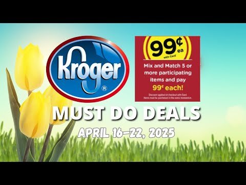 *$.99 Sale* Kroger MUST DO Deals for 4/16-4/22 | 5x Digitals, RUN Deal, Weekly Digitals, & MORE