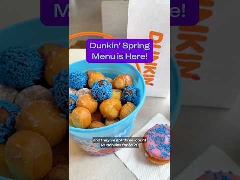 NEW Dunkin' Spring Menu Just Dropped! π© #krazycouponlady #dunkin