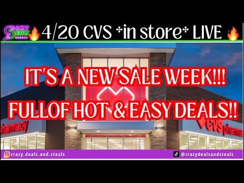 4/20 CVS *in store* LIVE!! NEW SALE AD! Super easy CVS Deals + All digital CVS deals! #cvshaul No