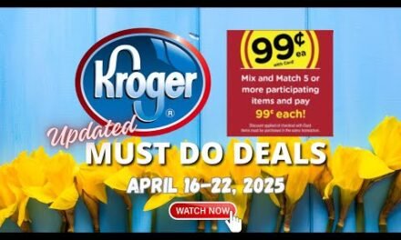 *FREE Neutrogena* Kroger UPDATED Must Do Deals for 4/16-4/22 | $.99 Sale, 5x Digitals, & MORE