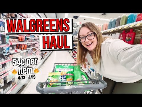 🔥 Walgreens Haul (4/20-4/26) so many great deals! Cheap Pampers & Neutrogena