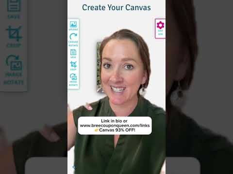 🔥Mother’s Day Gift for only $7.81! Link in bio or www.breecouponqueen.com/links 👉Canvas 93% OFF!