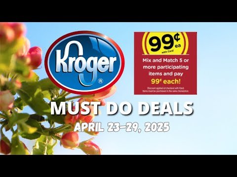 *$.99 SALE* Kroger MUST DO Deals for 4/23-4/29 | 5x Digitals, NEW Weekly Digitals, & MORE