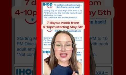 IHOP’s Kids Eat FREE is Back Starting May 5 🥞