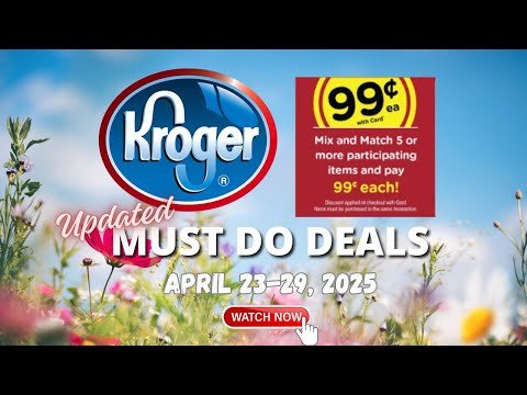*SWEET!* Kroger UPDATED Must Do Deals for 4/23-4/29 | Mexican Food Deals & MORE!