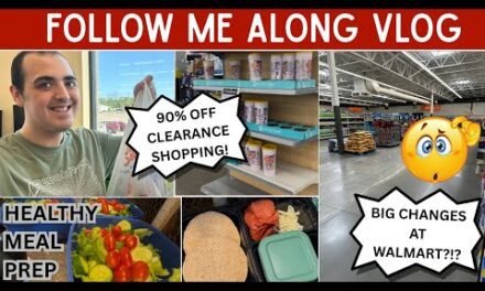 BIG CHANGES AT WALMART?!? ~ 90% OFF CLEARANCE SHOPPING ~ HEALTHY MEAL PREP ~ DAY IN THE LIFE VLOG