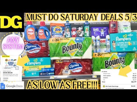 👏5/3 DOLLAR GENERAL SATURDAY DEALS + ALL WEEK DG DEALS @ ANY SYSTEM STORE (AS LOW AS FREE)🏃‍♀️🏃‍♀️