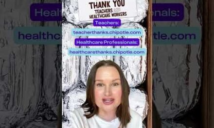 FREE Burritos for Teachers and Healthcare Workers!
