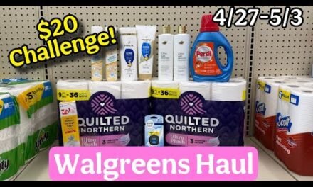 Walgreens Haul- Easy $20 Challenge! 4/27-5/3. Save money using digital coupons!