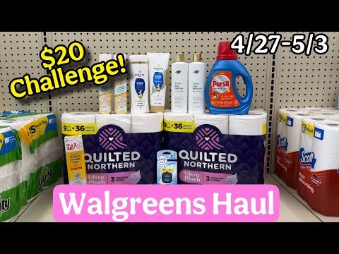 Walgreens Haul- Easy $20 Challenge! 4/27-5/3. Save money using digital coupons!