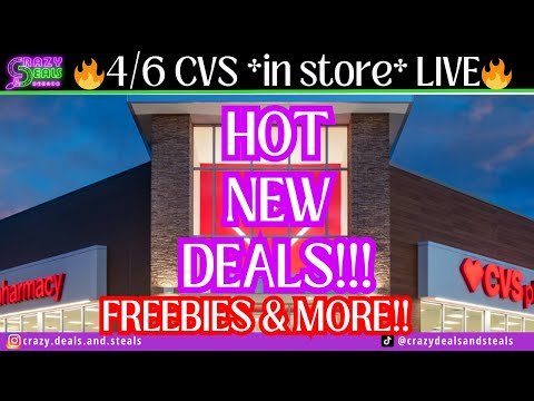 🙌🏼4/6 CVS *in store* LIVE!! NEW FREEBIES, TESTING NEW KINKS, & HOT DEALS AGAIN! 4/6 CVS HAUL 🙌🏼