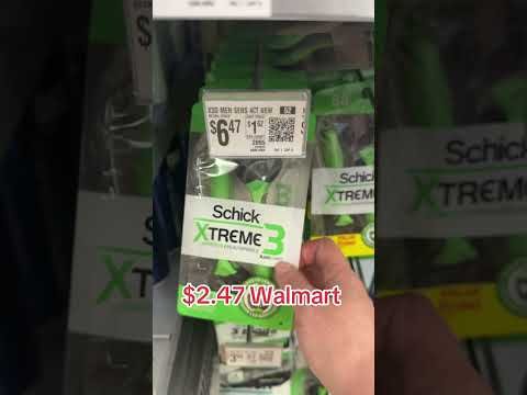 Walmart deal on razors using IBOTTA