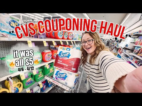 🔥 $5 CVS HAUL!! (4/6-4/12) // come coupon with me at CVS!
