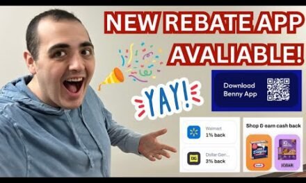 NEW REBATE APP AVAILABLE! ~ THIS IS AWESOME! ~ THE “BENNY” APP
