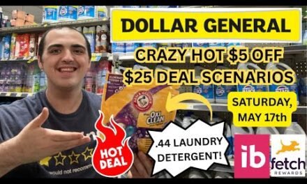 .44 LAUNDRY DETERGENT + OTHER CRAZY HOT DEALS AT DOLLAR GENERAL! ~ $5 OFF $25 SCENARIOS — 5/17/25