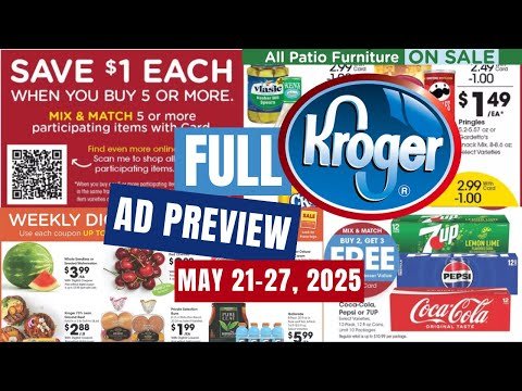 *FULL AD* Kroger Ad Preview for 5/21-5/27 | MEGA SALE, Weekly Digitals, Marketplace, & MORE