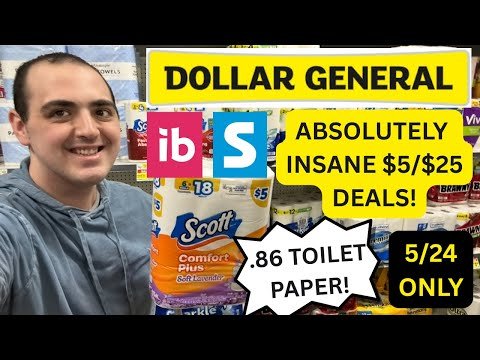 *CRAZY HOT DEALS* ~ .86 TOILET PAPER  AT DOLLAR GENERAL ~  $25+ OF ITEMS FOR UNDER $3 – 5/24/25