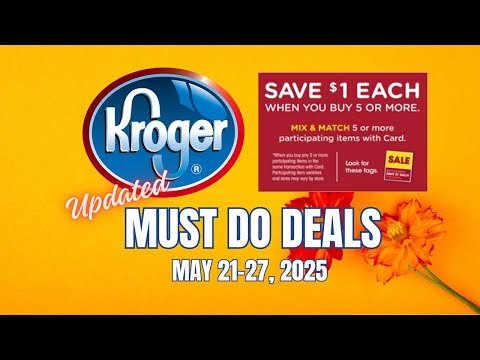 *MORE FREEBIES!* Kroger UPDATED (Again) Must DO Deals for 5/21-5/27 | FREE Razors & Protein Bar