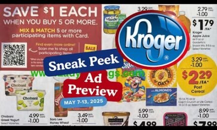 *MEGA SALE* Kroger Ad Preview for 5/7-5/13 | Buy 5 or More Save $1 Each, NEW Weekly Digitals, & MORE