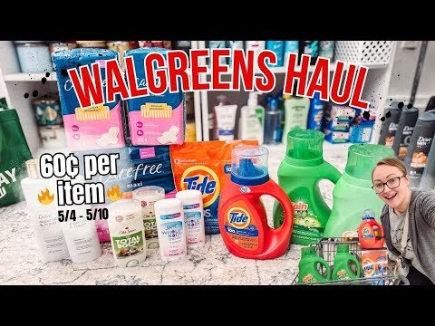 🔥 Walgreens Haul!! (5/4-5/10) AMAZING deodorant deal, cheap feminine care and laundry products!
