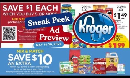 *MEGA SALE* Kroger Ad Preview for 5/14-5/20 | Buy 5 Save $1, NEW Weekly Digitals, & Baby & Pet Sale
