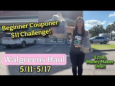 Walgreens Deals 5/11-5/17 | Couponing for Beginners $11 Challenge! MM Curbside Deal!