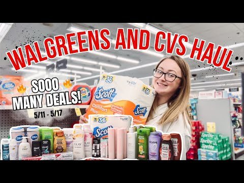 COUPON WITH ME at Walgreens & CVS! These deals are insane!! 🔥 $250 in product for $15!!! (5/11-5/17)