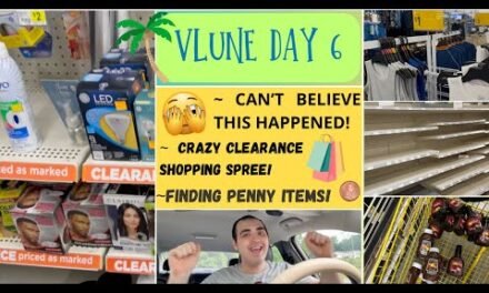 CAN’T BELIEVE THIS HAPPENED! ~ CRAZY CLEARANCE SHOPPING SPREE! ~ FINDING PENNY ITEMS ~ VLUNE DAY 6