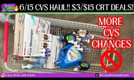🔥6/15 CVS HAUL👏 MORE CVS CHANGES! $3/$15 CRT & 90% CLEARANCE‼️6/15 CVS Couponing #cvsdeals #cvshaul