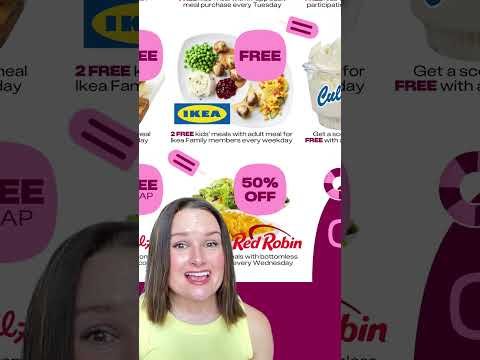 π¨ PARENTS, SAVE THIS LIST π¨ 30+ KIDS EAT FREE Restaurants for Summer